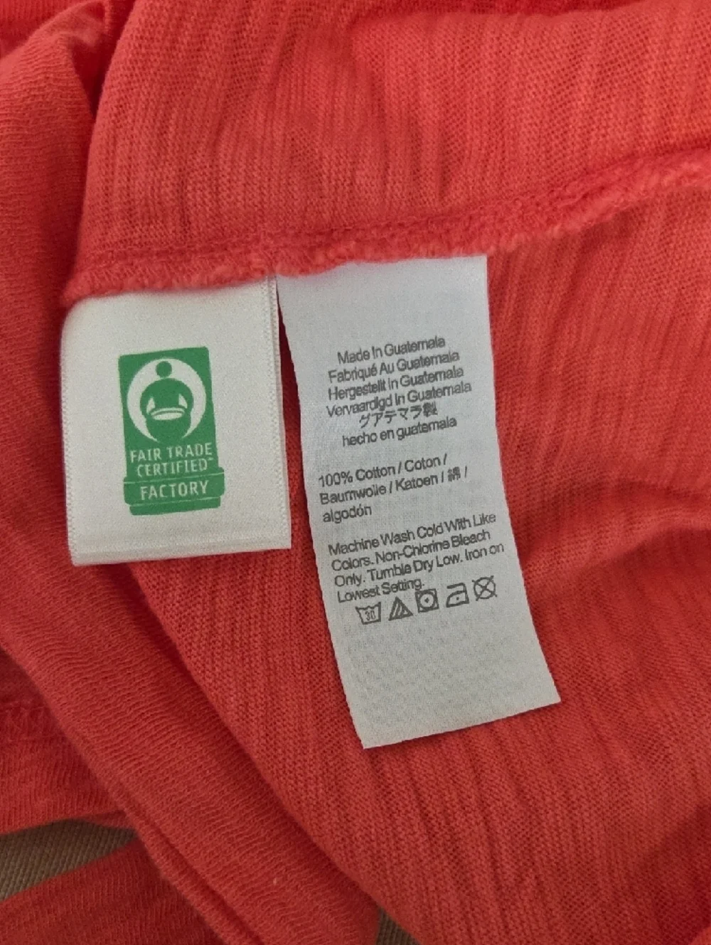 J. Crew Coral Cotton Dress Size MED